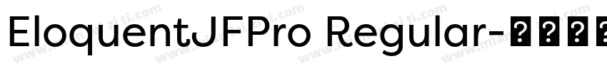 EloquentJFPro Regular字体转换